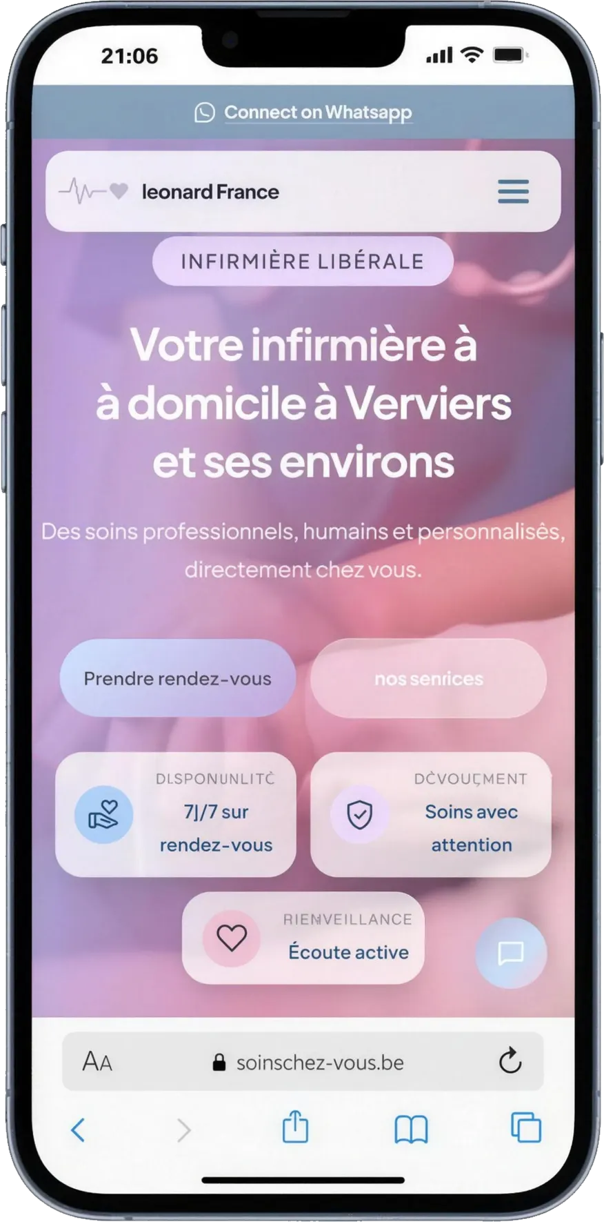 Soins Chez Vous — mobile 1